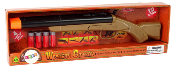 Pusca Cowboy pentru Copii + Cartușe Cowboy [5]