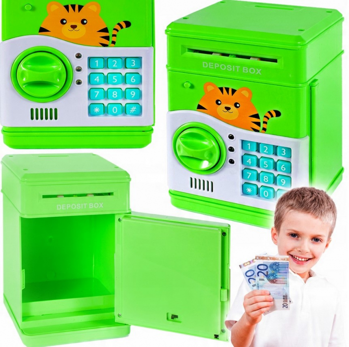 Pușculiță Seif KOTEK Verde cu Melodii [9]