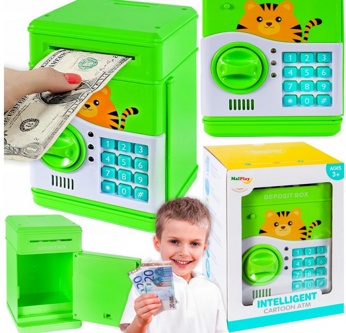 Pușculiță Seif KOTEK Verde cu Melodii [2]