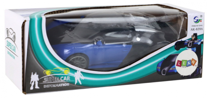 Robot Car 2în1 Bugatti cu Efecte de Lumină Albastre [5]