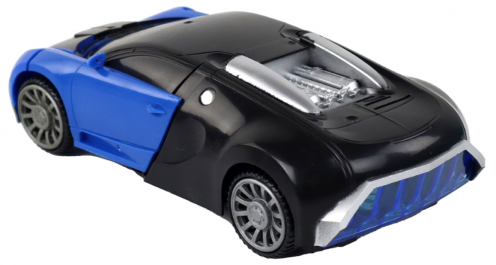 Robot Car 2în1 Bugatti cu Efecte de Lumină Albastre [3]