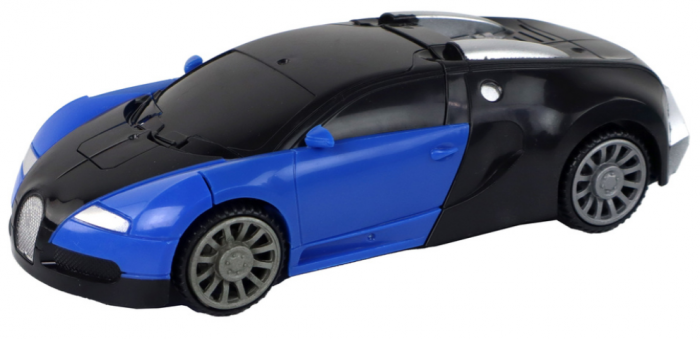 Robot Car 2în1 Bugatti cu Efecte de Lumină Albastre [2]