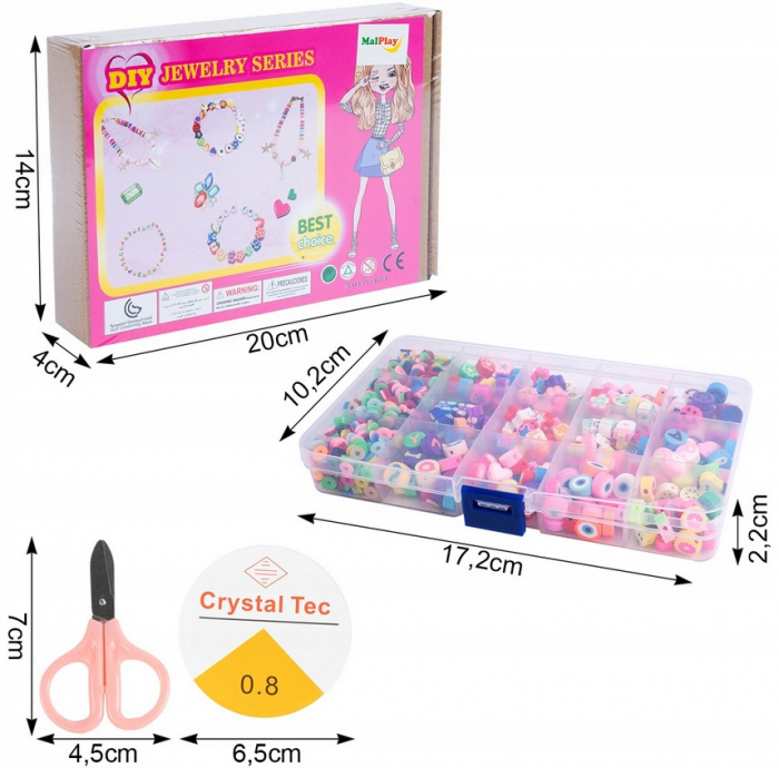 Set 1000 de Mărgele Colorate – DIY Creativ [3]