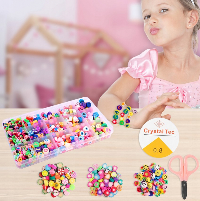 Set 1000 de Mărgele Colorate – DIY Creativ [5]