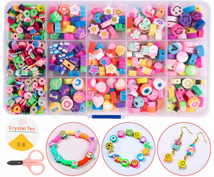 Set 1000 de Mărgele Colorate – DIY Creativ [9]