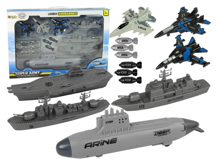 Set Armată Navală – Bază Navală, Avioane de Vânătoare, Bombe [1]