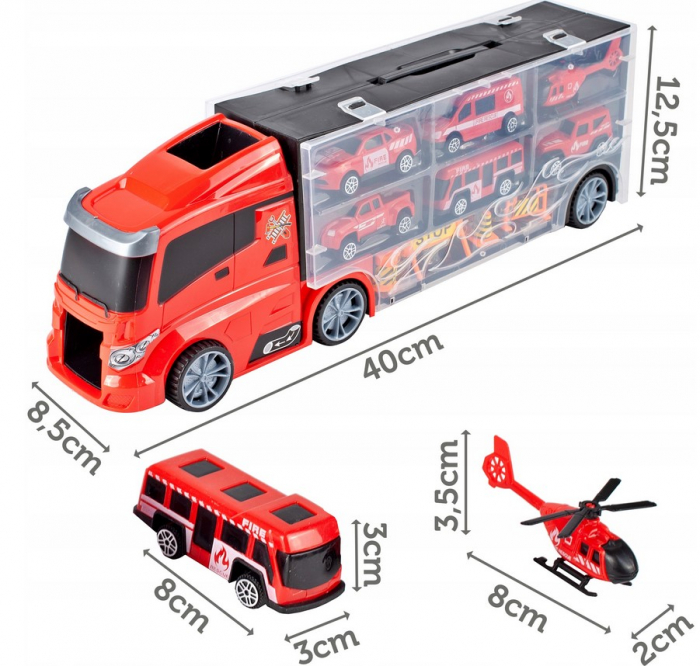 Set autospecială de intervenție cu 4 mașinuțe și elicopter [2]