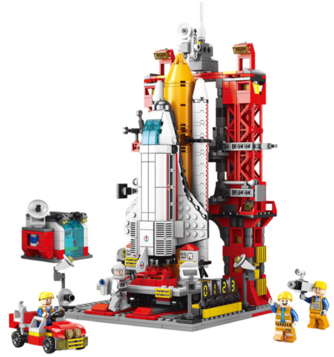 Set blocuri de construcție Rachetă Spațială cu Platformă de Lansare – 1083 piese [2]