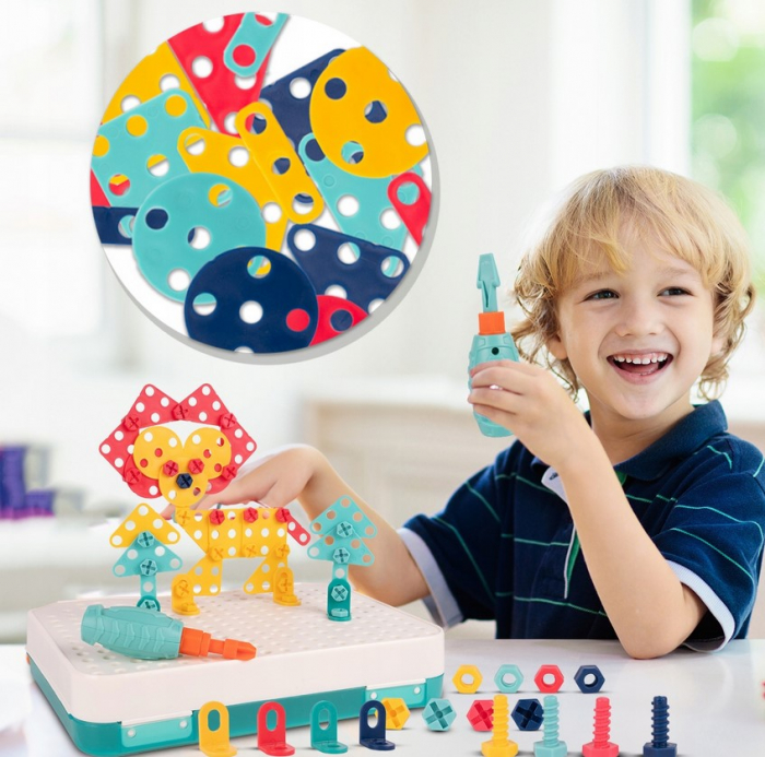 Set creativ de construcție – 188 piese în valiză [6]