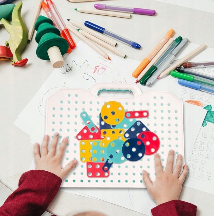 Set creativ de construcție – 188 piese în valiză [8]