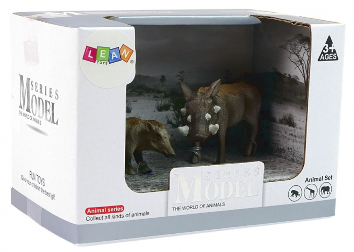 Set de 2 Figurine – Porc Mistret African cu Pui [3]