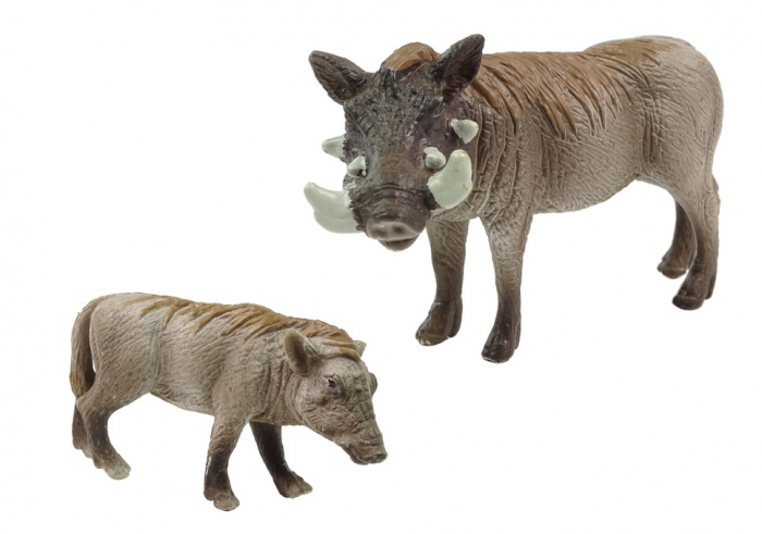 Set de 2 Figurine – Porc Mistret African cu Pui [2]