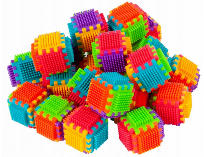Set de Construcție „Arici – Wafele”, 140 Piese – Cutie cu Mâner [5]