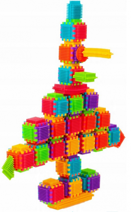 Set de Construcție „Arici – Wafele”, 140 Piese – Cutie cu Mâner [10]