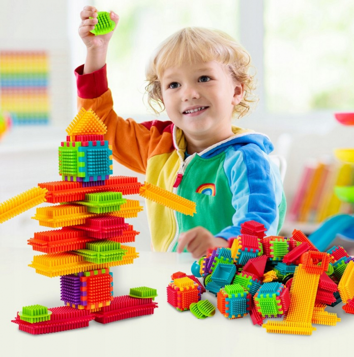Set de Construcție „Arici – Wafele” în Găleată – 200 Piese [3]
