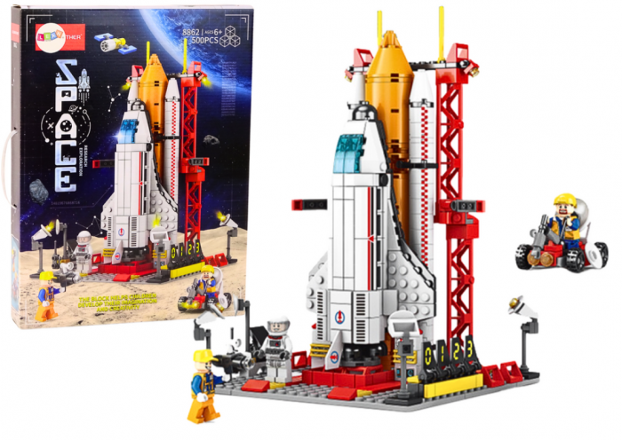Set de construcție Nave Spațiale – Rachetă Spațială, 506 piese [1]