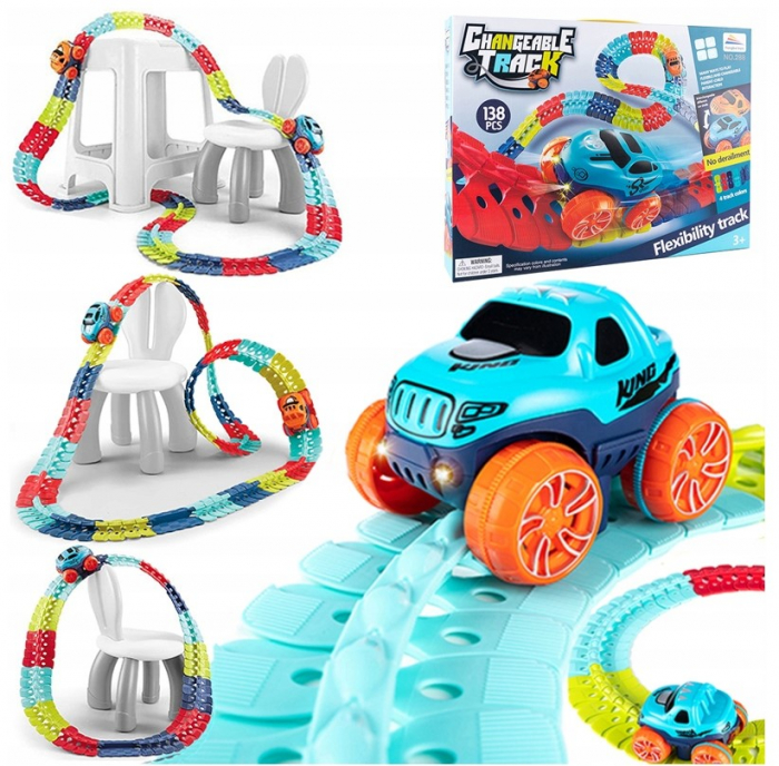 Set DIY – Pista de tren cu 138 de piese [2]