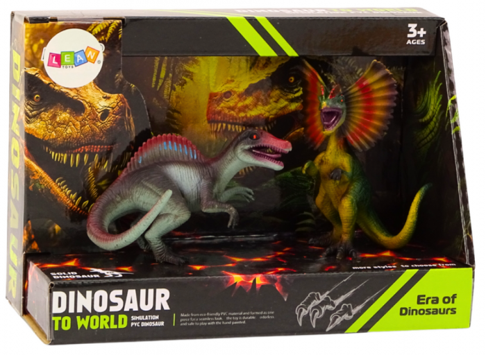 Set Figurine Dinozauri – Spinosaurus & Dilophosaurus, 2 Bucăți [3]