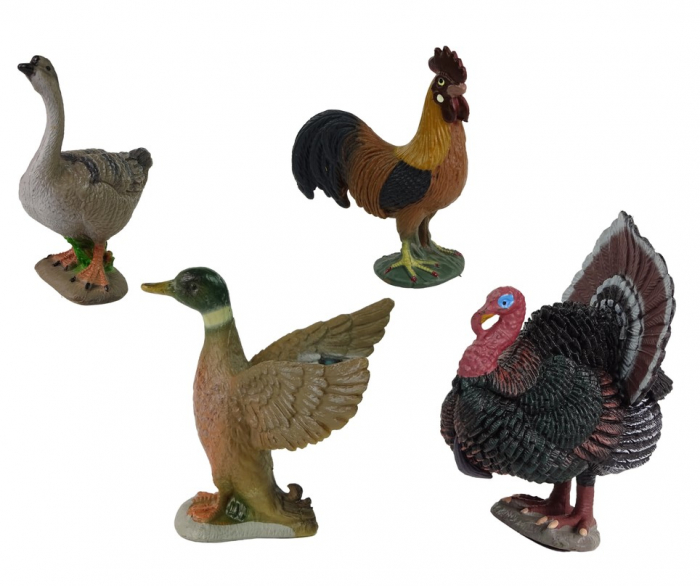 Set Mare cu Figurine Animale de Fermă – 11 Piese cu Fermier, Roabă și Curte [1]
