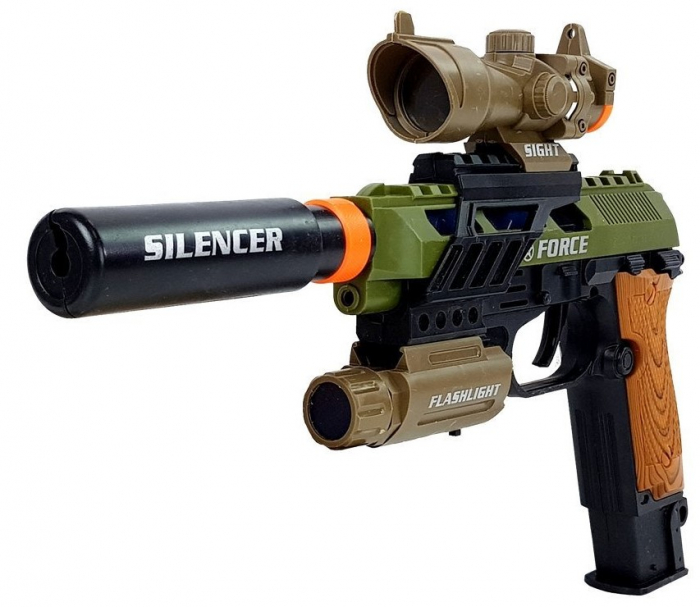 Set Militar: Pistol, Pușcă, Cuțit, Medalie, Țintă [2]