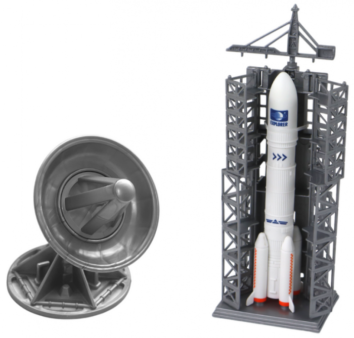 Set Misiune Spațială Rachetă Spațială Astronaut Navă Spațială 5 piese [3]