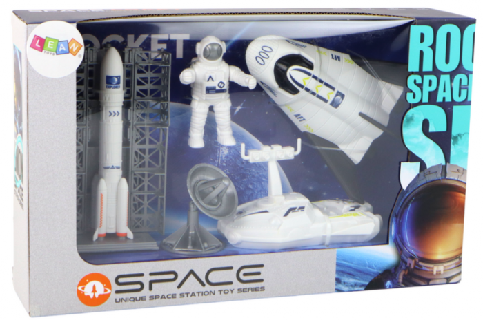 Set Misiune Spațială Rachetă Spațială Astronaut Navă Spațială 5 piese [4]