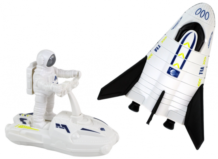 Set Misiune Spațială Rachetă Spațială Astronaut Navă Spațială 5 piese [2]