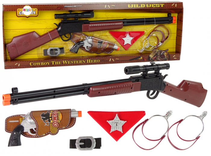 Set Șerif Cowboy – Pușcă și Revolver [1]
