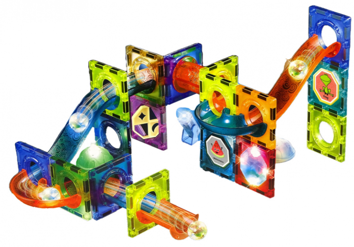 Slide luminos pentru bile + blocuri magnetice – 49 piese [2]