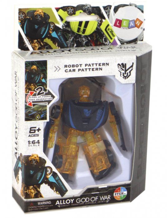 Super Robot Car 2în1 Transformare Scară 1:64 [4]