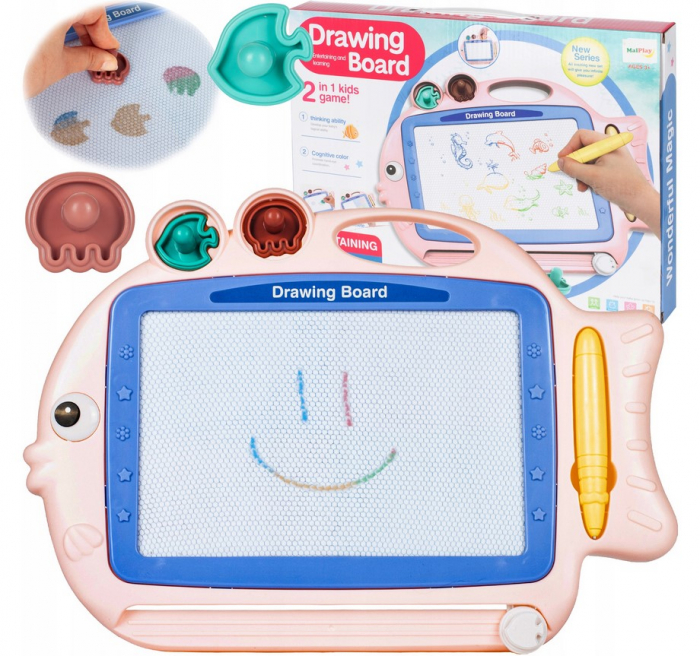 Tablă Magnetică de Desenat cu Ștampile [1]