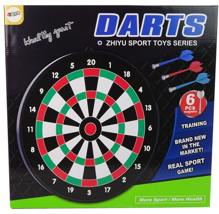 Țintă Darts cu săgeți magnetice – 6 bucăți [5]
