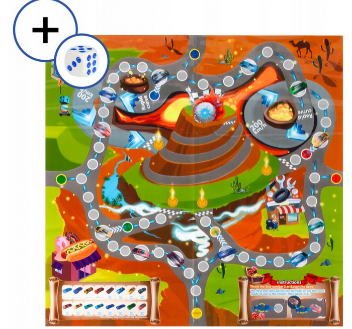 TIR Transportator Mare cu Lansator și 10 Mașinuțe – Set Complet cu Accesorii [7]