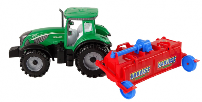Tractor cu Plug – Mecanism cu Fricțiune – Roșu [3]