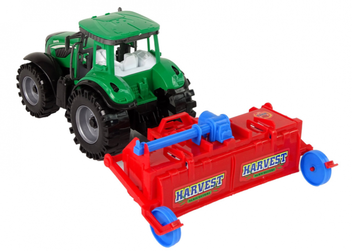 Tractor cu Plug – Mecanism cu Fricțiune – Roșu [4]