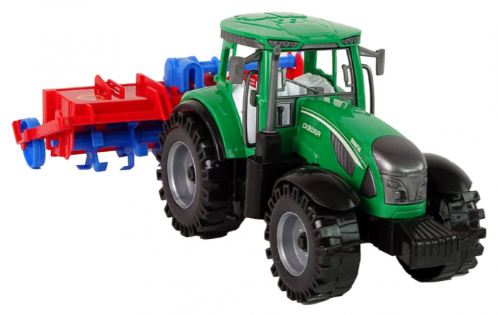 Tractor cu Plug – Mecanism cu Fricțiune – Roșu [6]