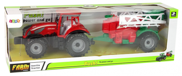Tractor de Fermă cu Pulverizator Roșu [6]