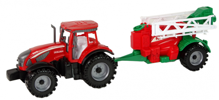 Tractor de Fermă cu Pulverizator Roșu [2]