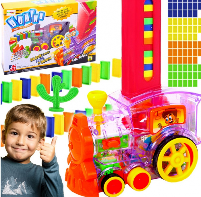 Tren Domino – Set cu 80 de piese [2]