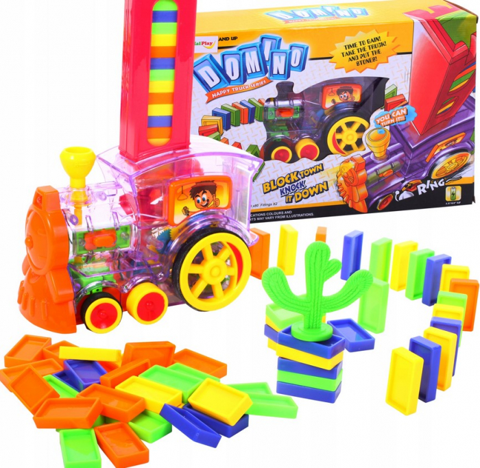 Tren Domino – Set cu 80 de piese [7]