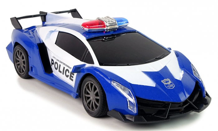 Vehicul de Poliție 1:16 cu Lumini LED Control de la distanță [3]
