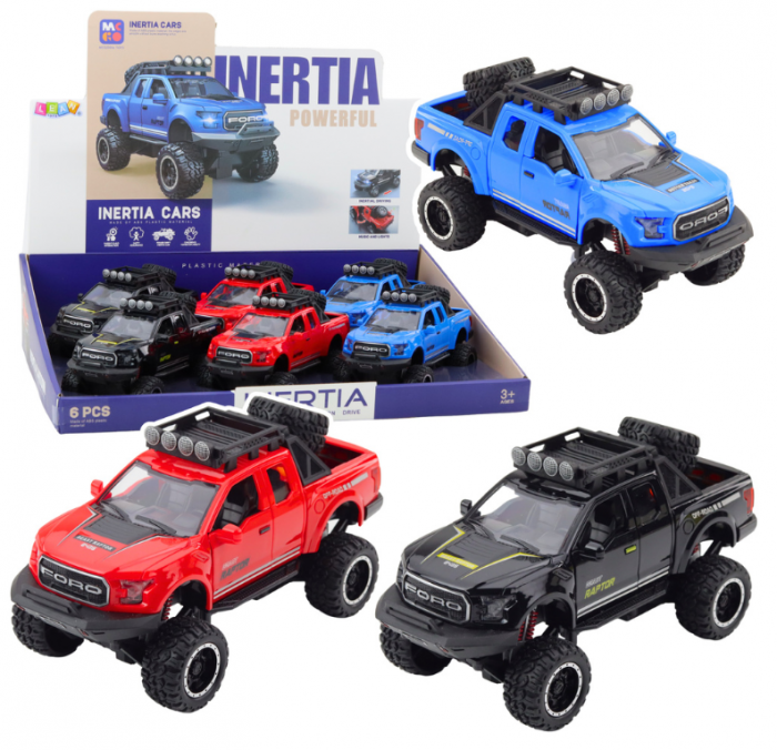 Vehicul off-road Raptor cu uși care se deschid, lumini și sunete, mix. [1]