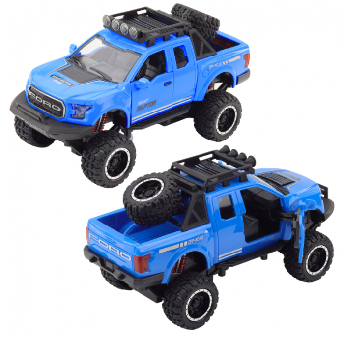 Vehicul off-road Raptor cu uși care se deschid, lumini și sunete, mix. [2]