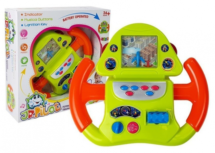 Volan Simulator de Zbor Interactiv cu Sunete și Efecte Luminoase LEAN Toys [1]