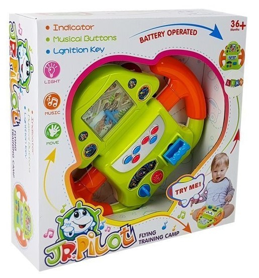 Volan Simulator de Zbor Interactiv cu Sunete și Efecte Luminoase LEAN Toys [4]