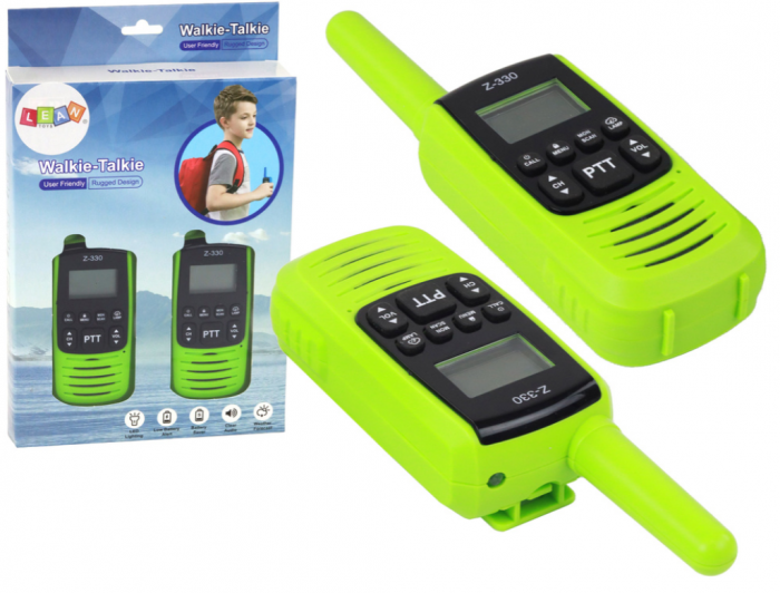 Walkie-Talkie-uri Verzi, Distanță 3 km, Gadget de Comunicare [1]