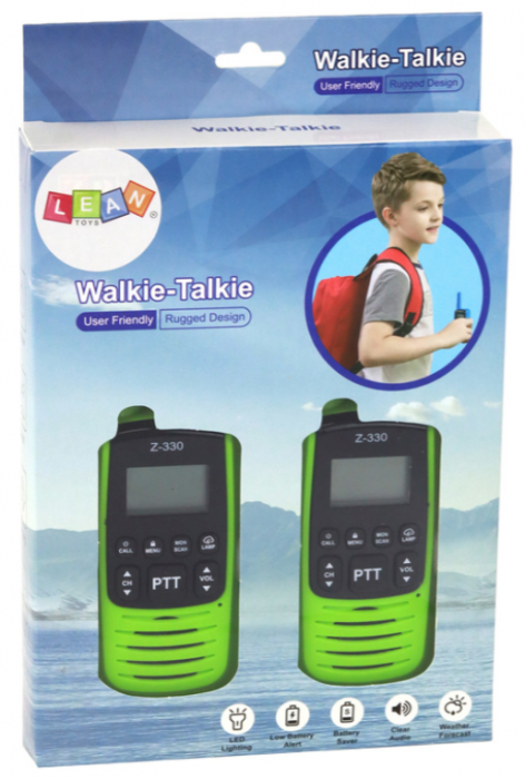 Walkie-Talkie-uri Verzi, Distanță 3 km, Gadget de Comunicare [4]