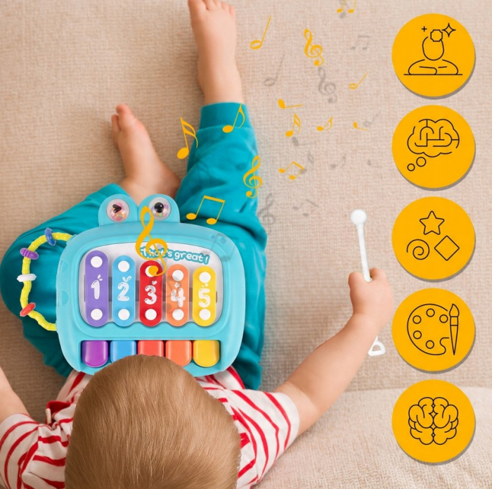 Xilofon educativ cu pian – Dino [5]