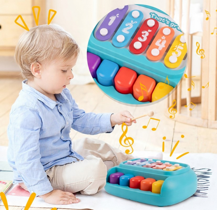 Xilofon educativ cu pian – Dino [8]