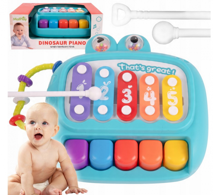 Xilofon educativ cu pian – Dino [2]